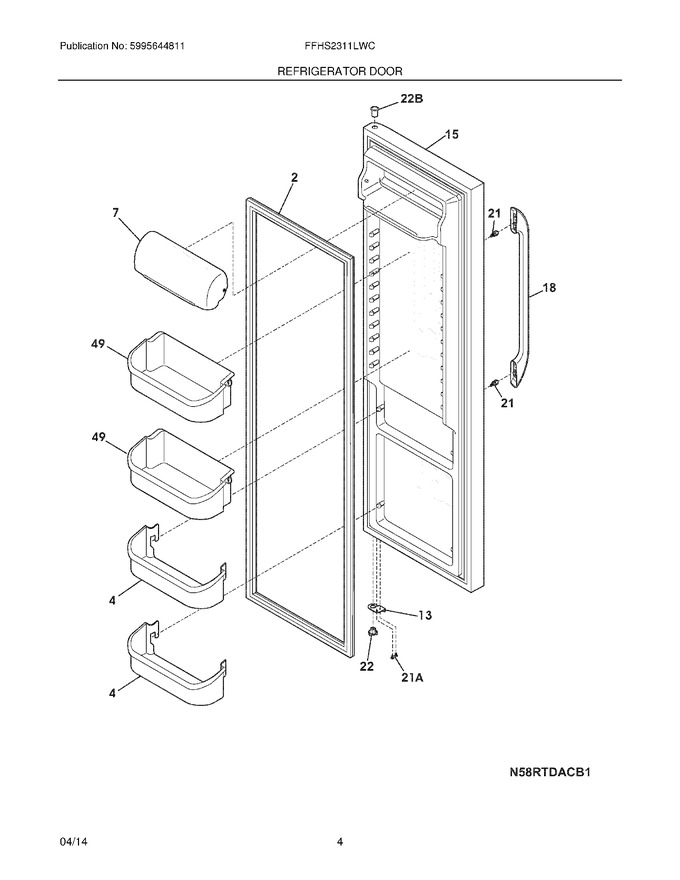 Diagram for FFHS2311LWC