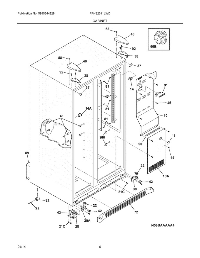 Diagram for FFHS2311LWD