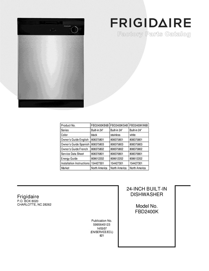 Diagram for FBD2400KB6B