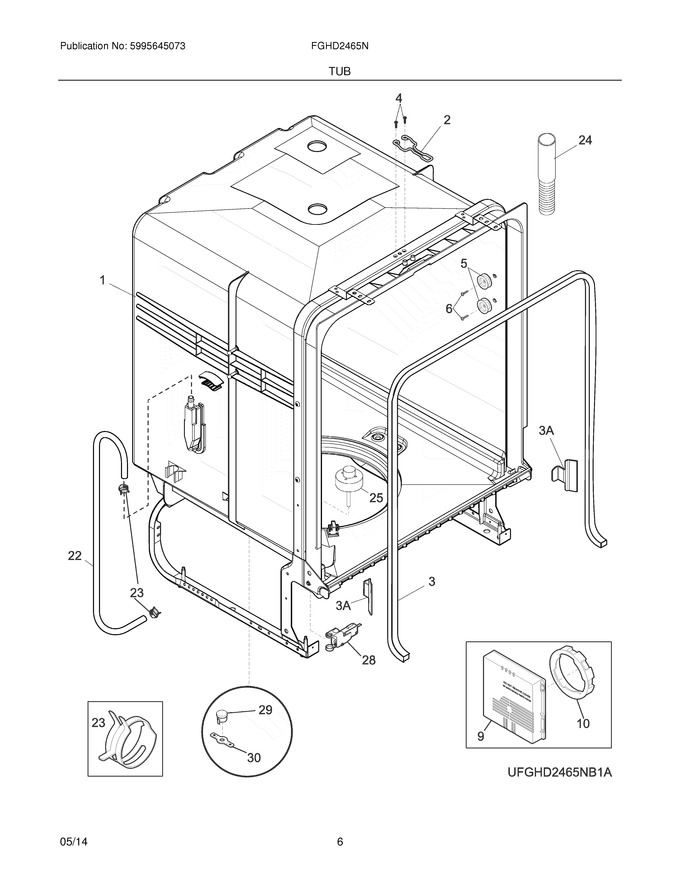 Diagram for FGHD2465NB2A