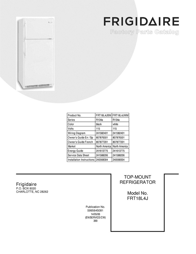 Diagram for FRT18L4JWM