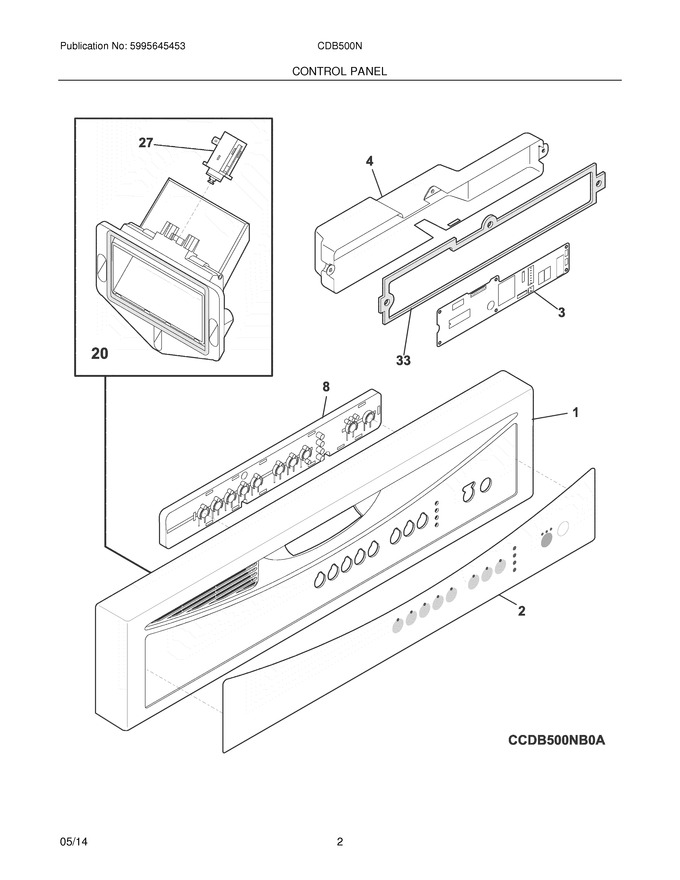 Diagram for CDB500NW1A