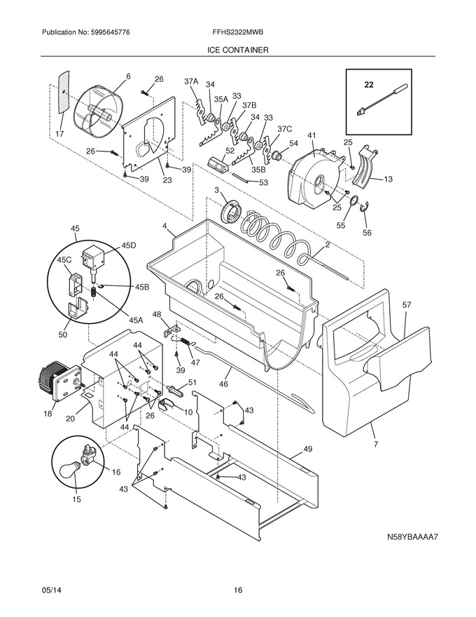 Diagram for FFHS2322MWB