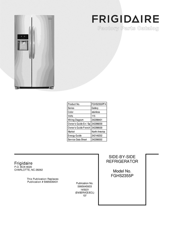 Diagram for FGHS2355PF4