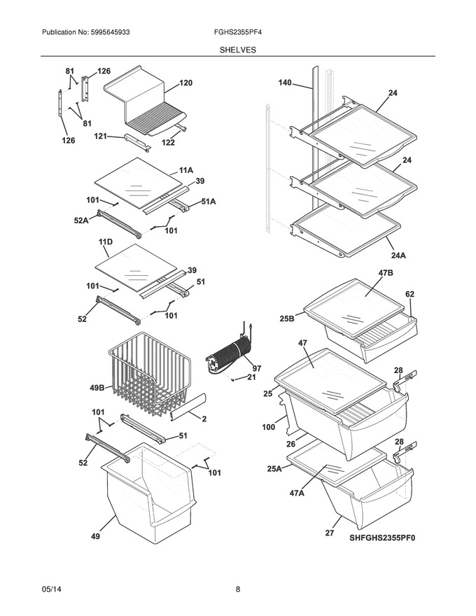 Diagram for FGHS2355PF4