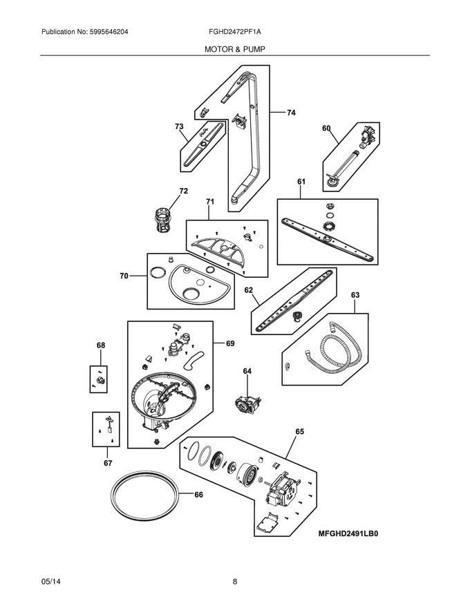 Diagram for FGHD2472PF1A