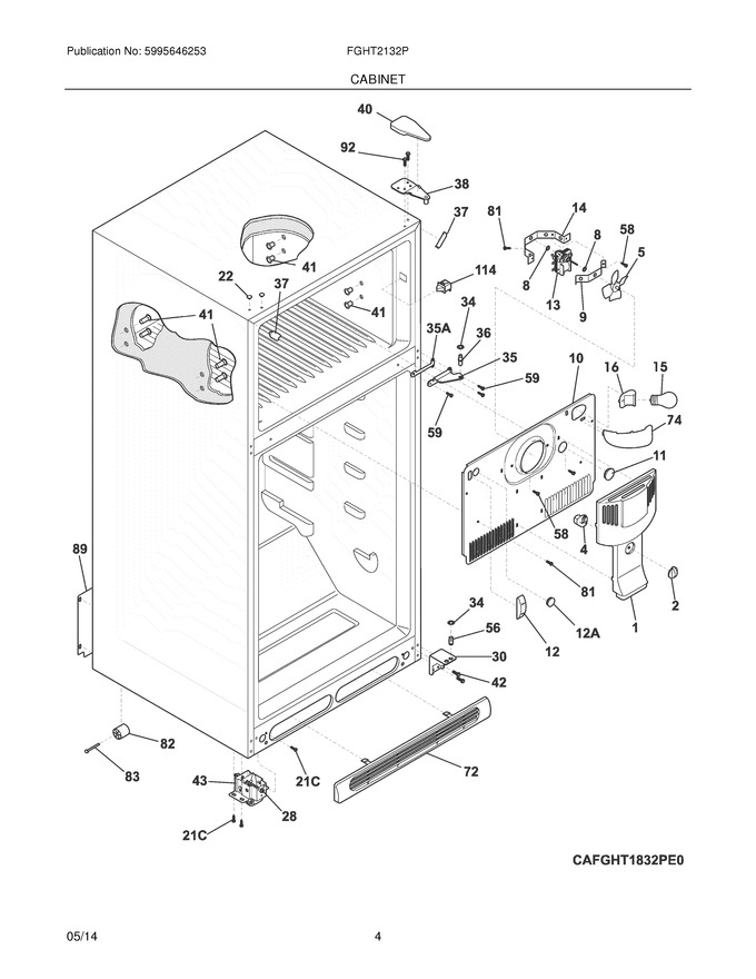 Diagram for FGHT2132PF1
