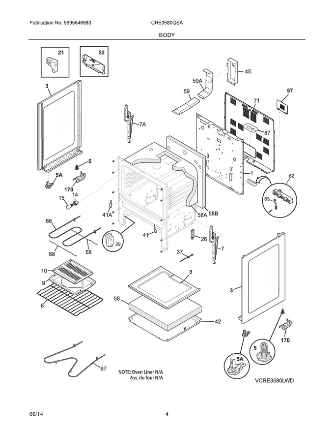 Diagram for CRE3580QSA