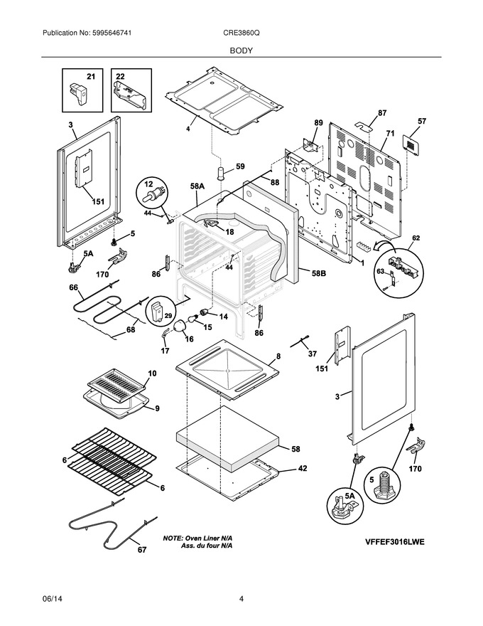 Diagram for CRE3860QWA