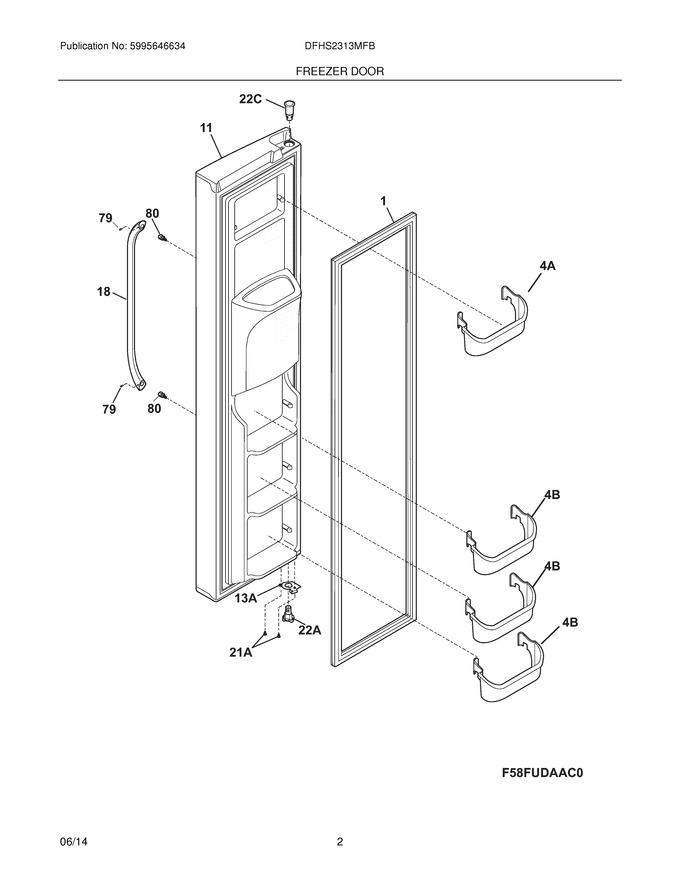 Diagram for DFHS2313MFB