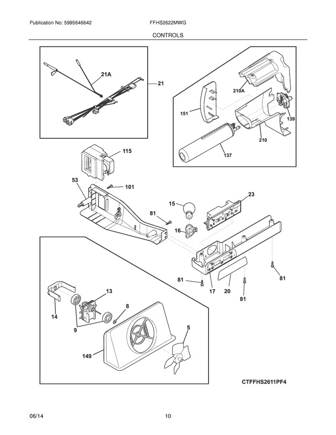 Diagram for FFHS2622MWG
