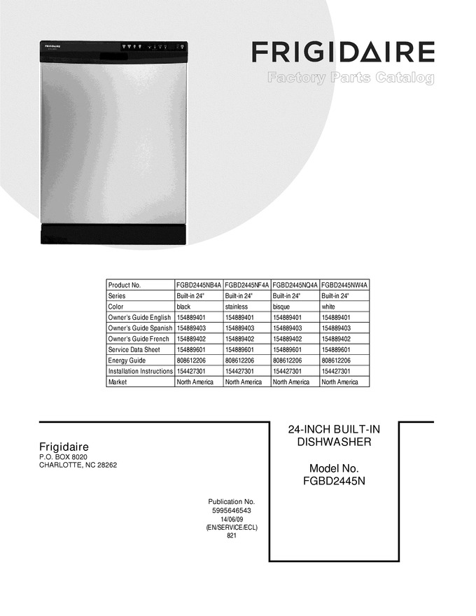 Diagram for FGBD2445NB4A