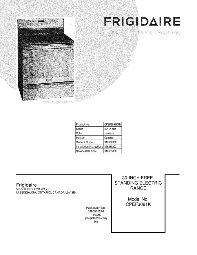 Diagram for CPEF3081KFE