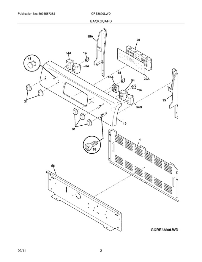 Diagram for CRE3890LWD