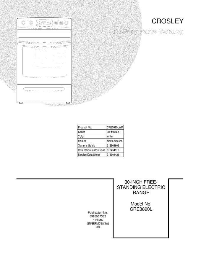 Diagram for CRE3890LWD