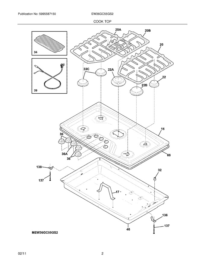 Diagram for EW36GC55GS2