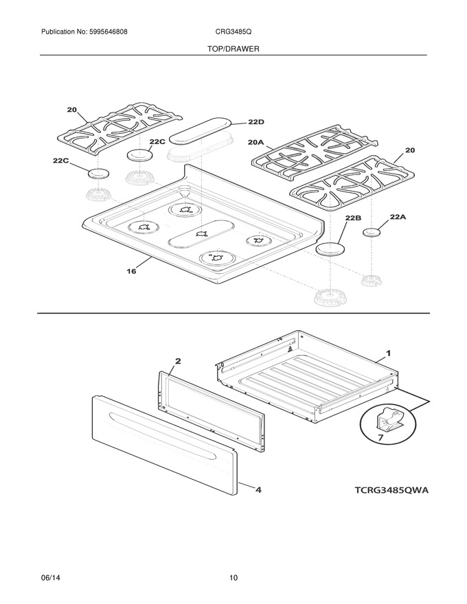 Diagram for CRG3485QWA