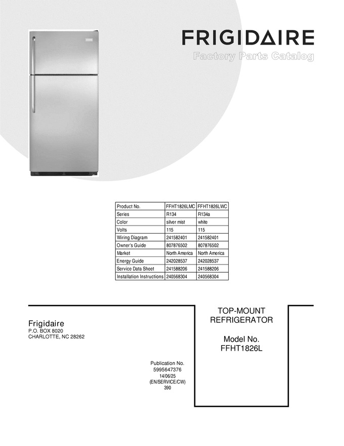 Diagram for FFHT1826LMC