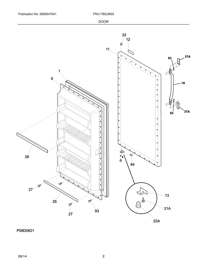 Diagram for FRU17B2JW25