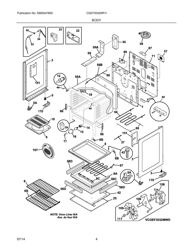 Diagram for CGEF3032MFH