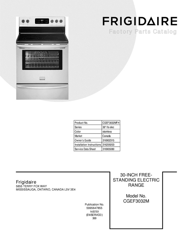 Diagram for CGEF3032MFH