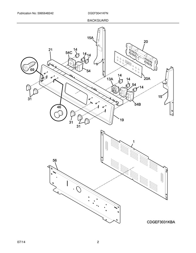 Diagram for DGEF3041KFN