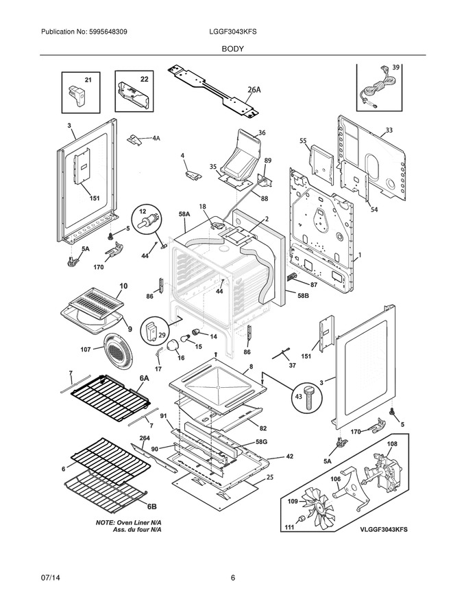 Diagram for LGGF3043KFS