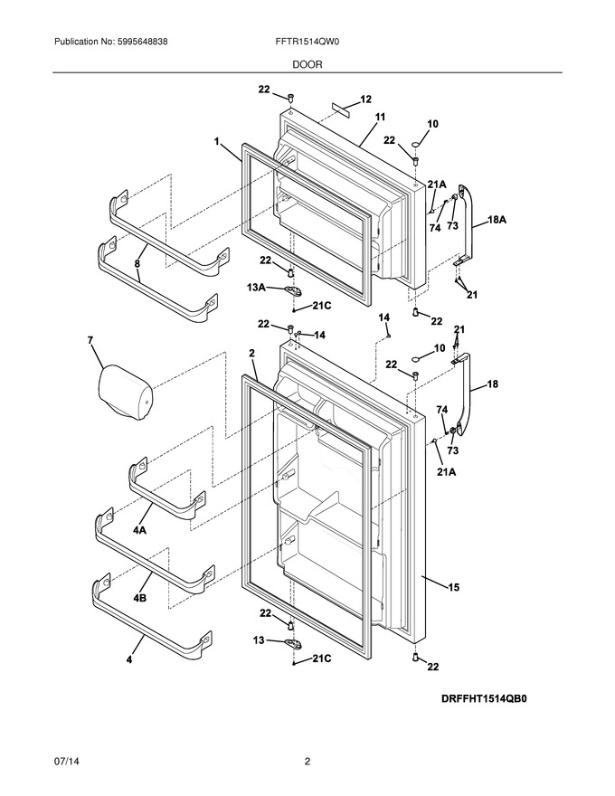 Diagram for FFTR1514QW0