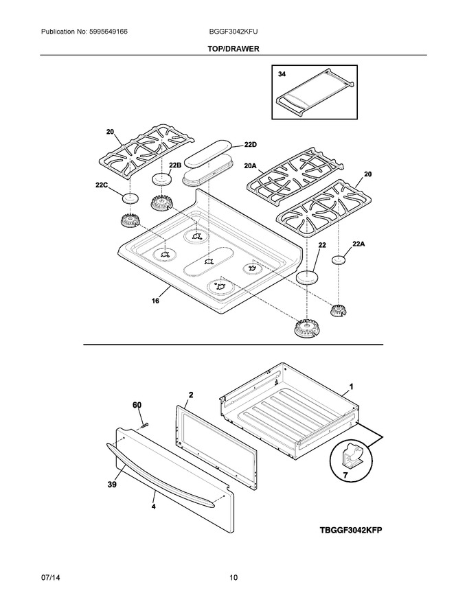 Diagram for BGGF3042KFU