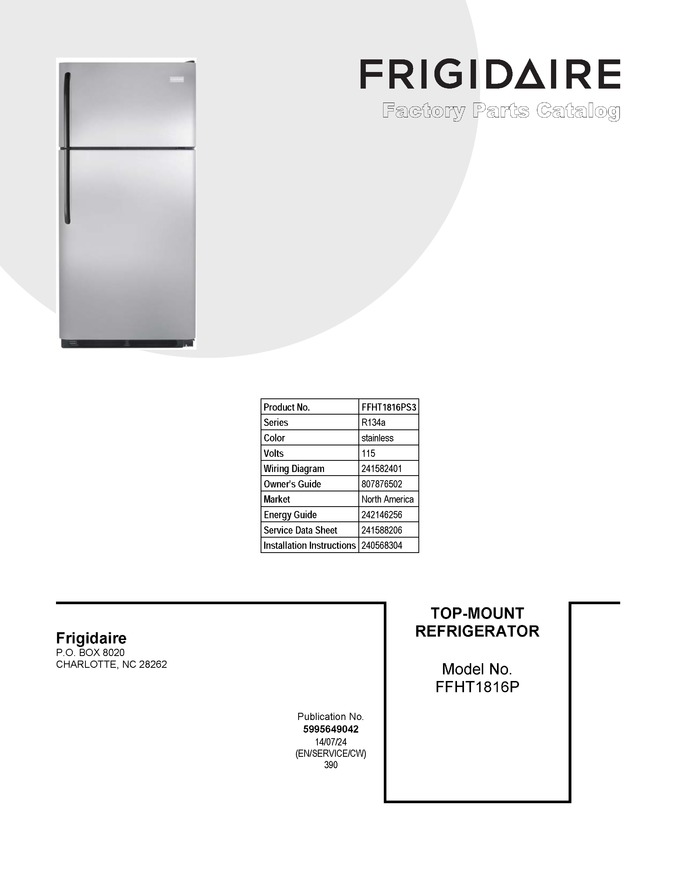 Diagram for FFHT1816PS3