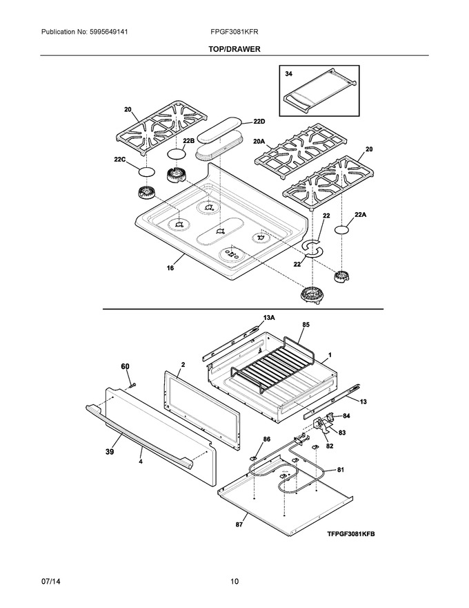 Diagram for FPGF3081KFR