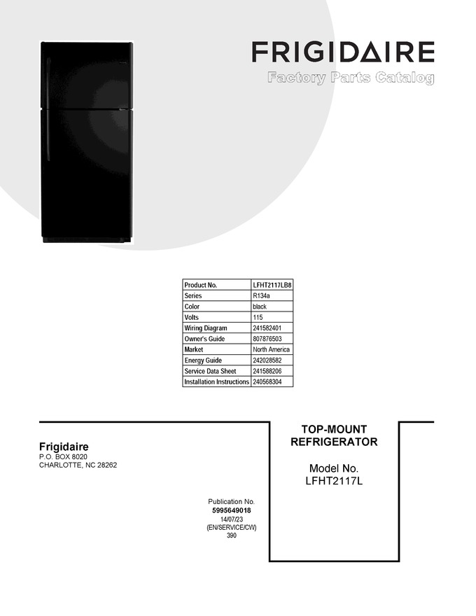 Diagram for LFHT2117LB8