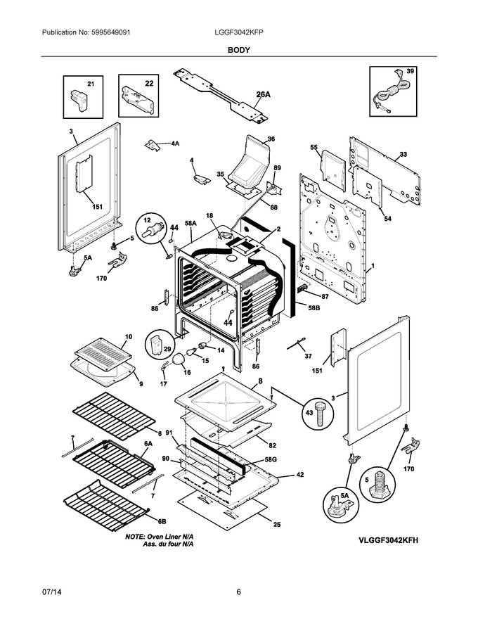 Diagram for LGGF3042KFP