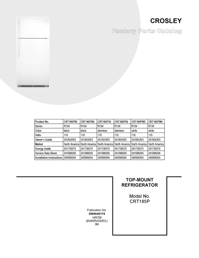 Diagram for CRT185PB5
