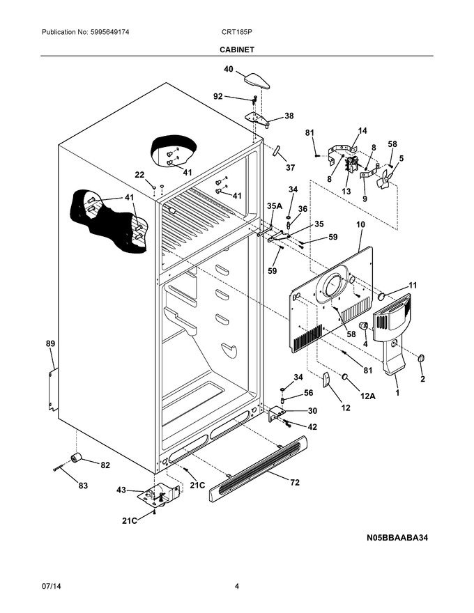 Diagram for CRT185PB5