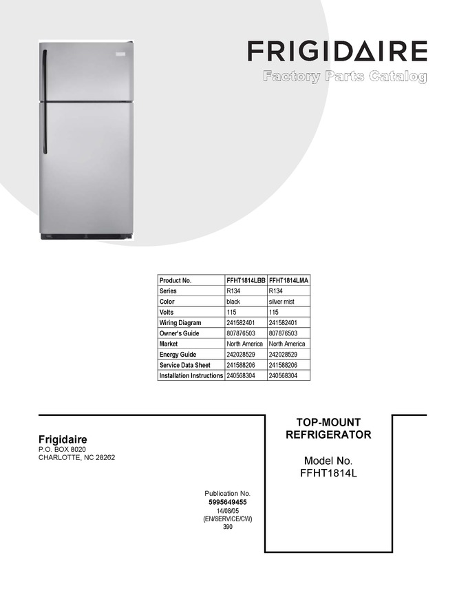 Diagram for FFHT1814LMA