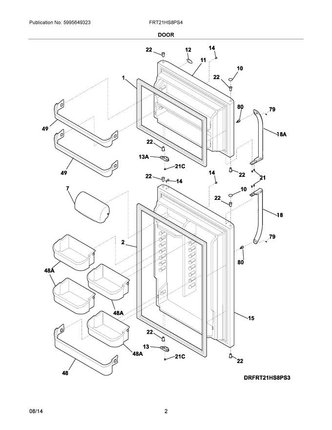 Diagram for FRT21HS8PS4