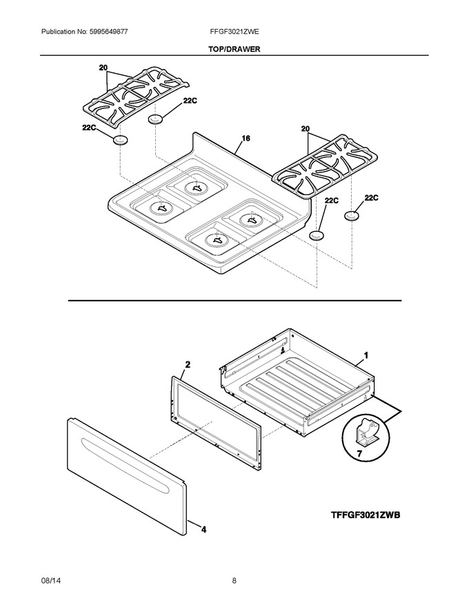 Diagram for FFGF3021ZWE