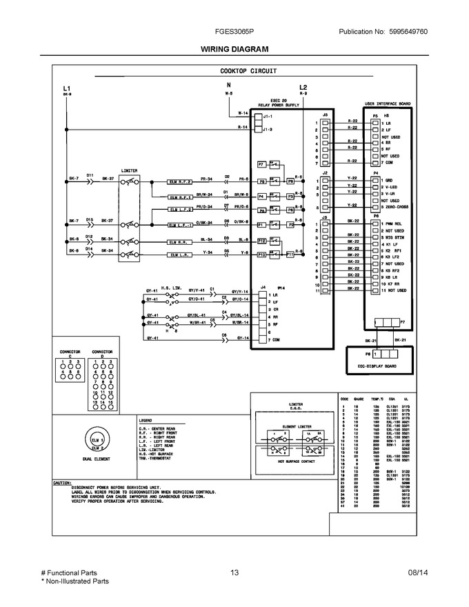 Diagram for FGES3065PWD