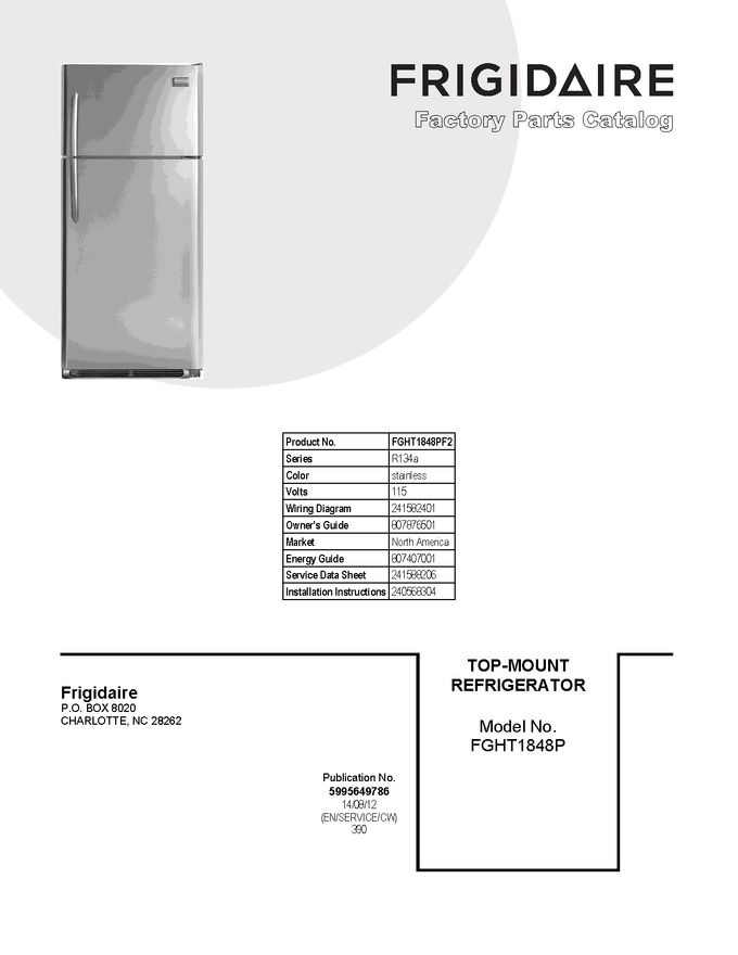 Diagram for FGHT1848PF2