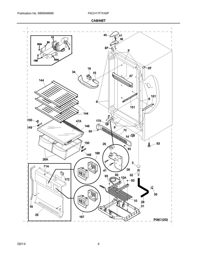 Diagram for FKCH17F7HWF
