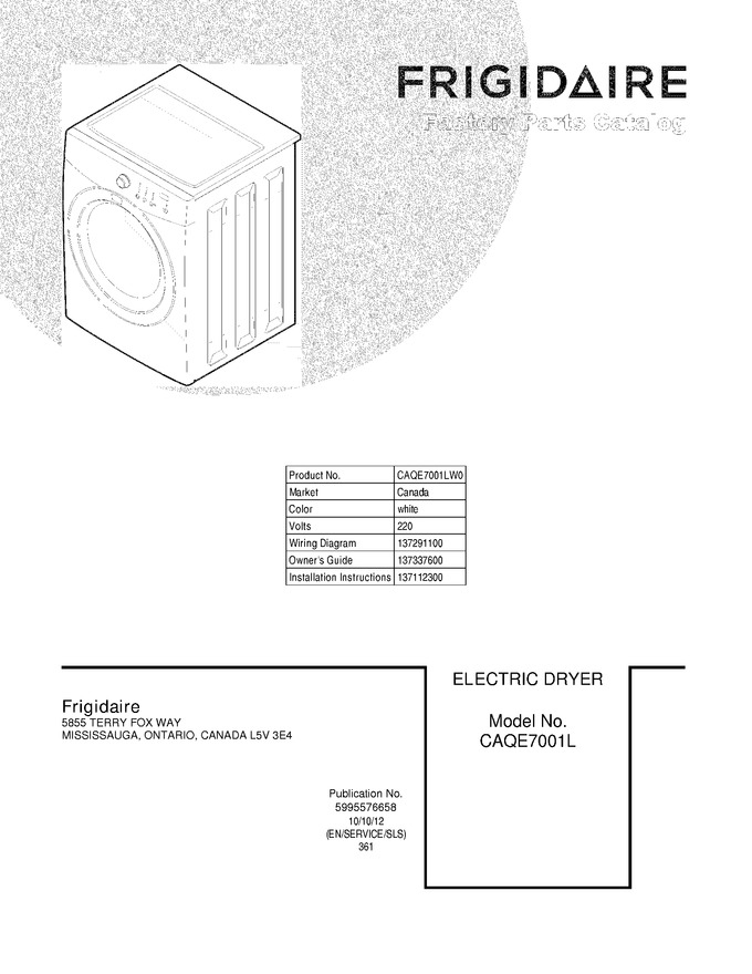 Diagram for CAQE7001LW0