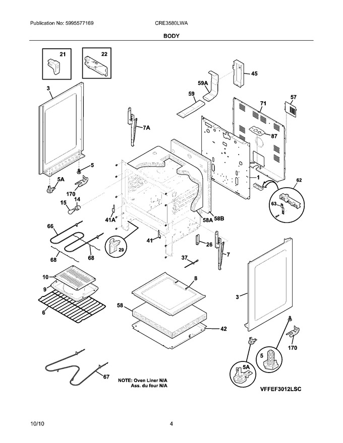 Diagram for CRE3580LWA