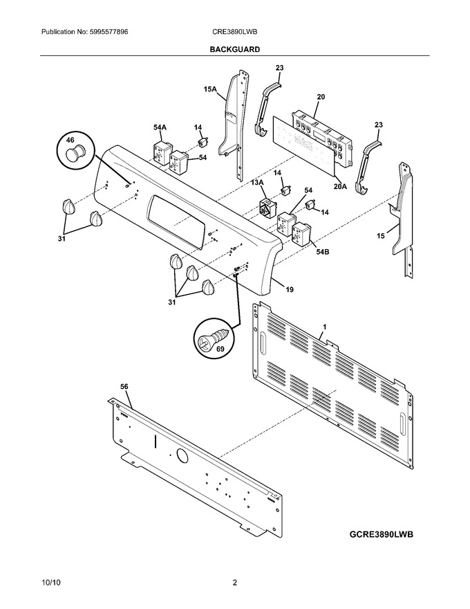 Diagram for CRE3890LWB