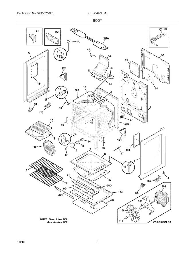 Diagram for CRG3490LSA