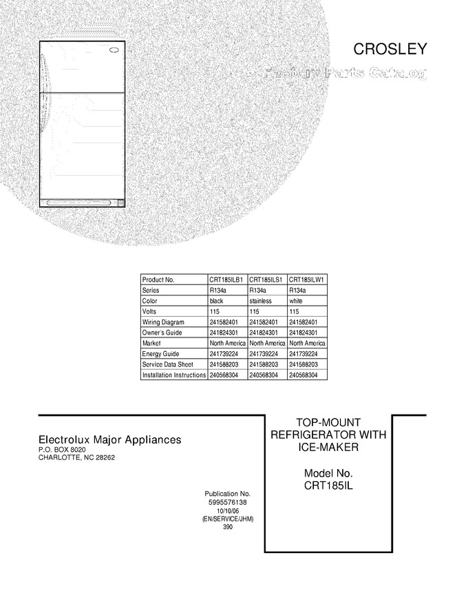 Diagram for CRT185ILB1