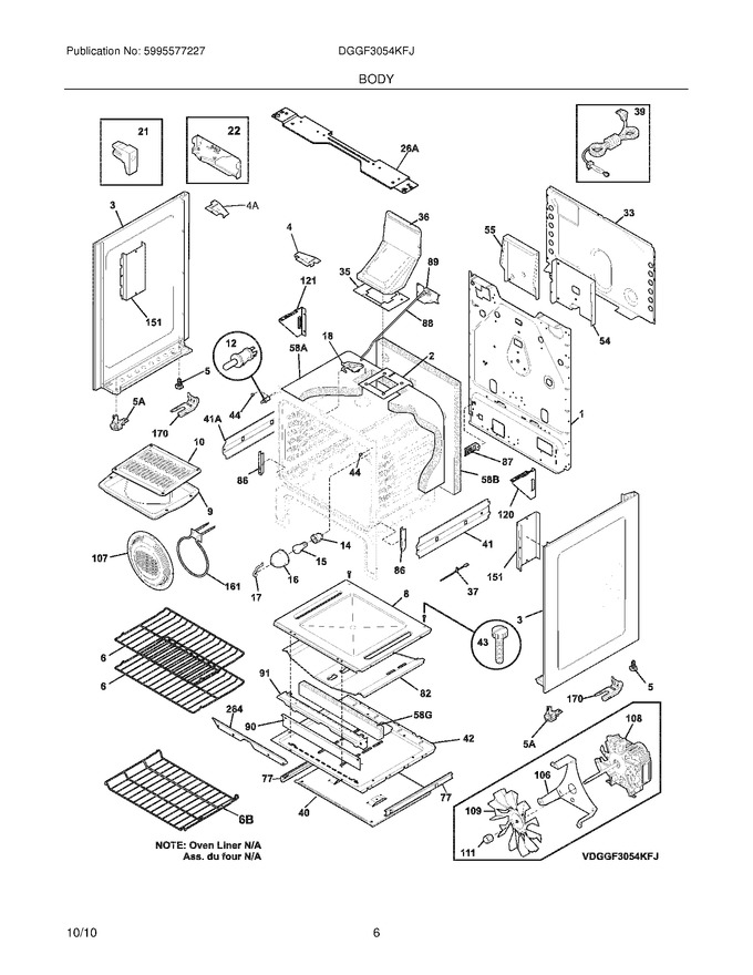 Diagram for DGGF3054KFJ