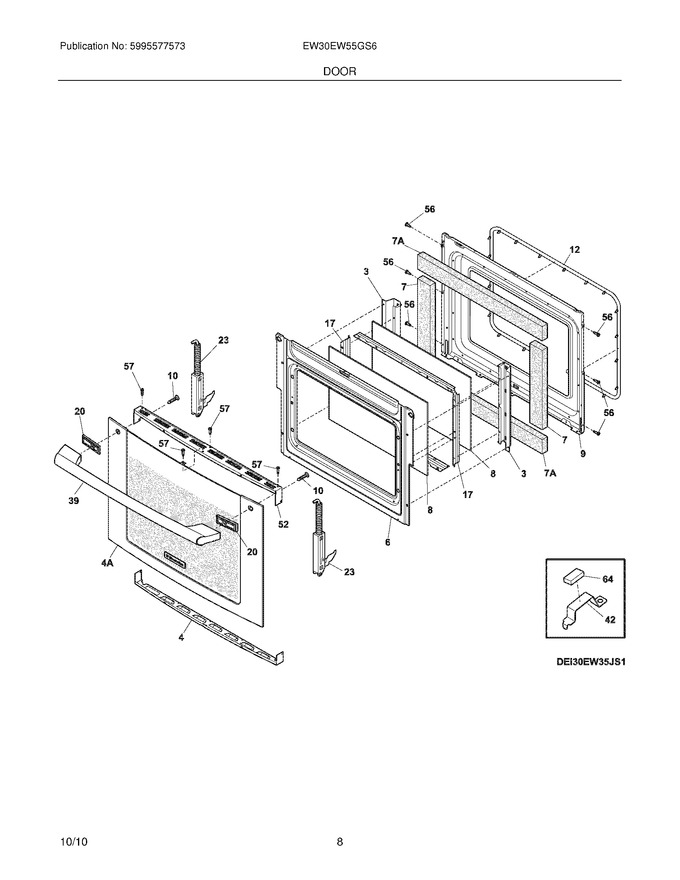 Diagram for EW30EW55GS6