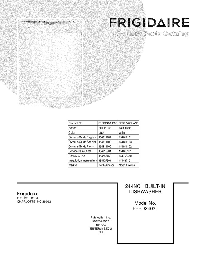 Diagram for FFBD2403LB0B