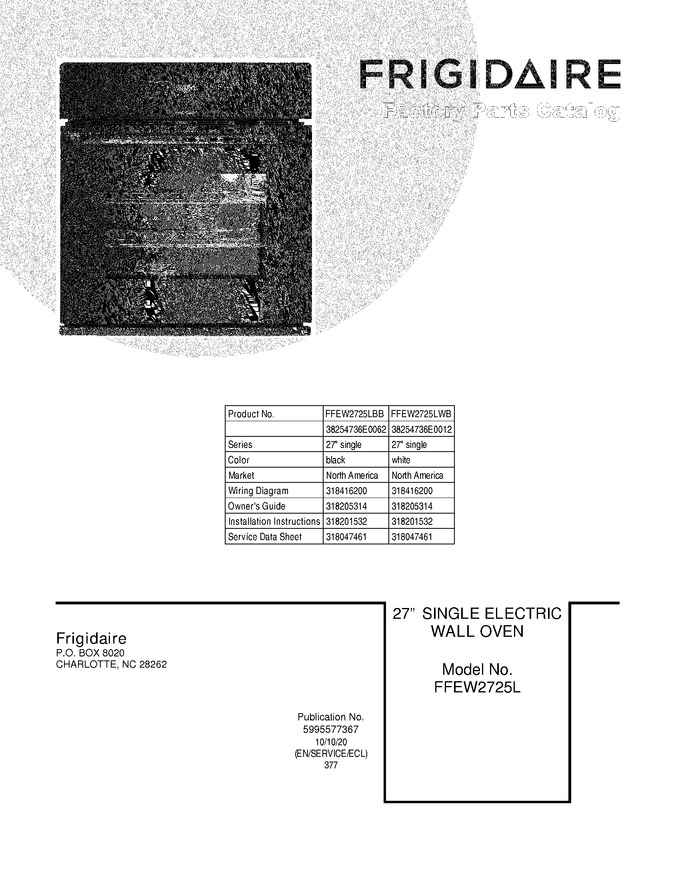Diagram for FFEW2725LBB